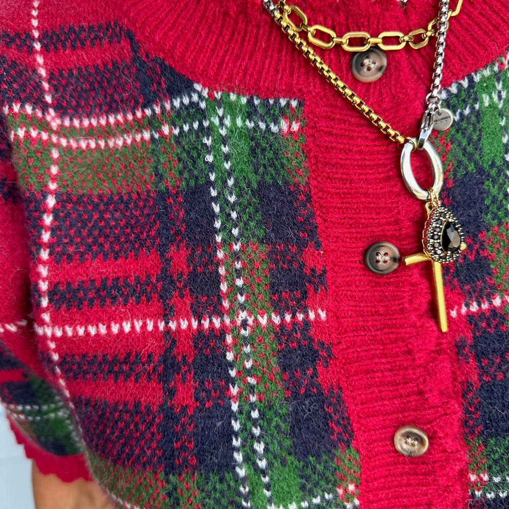 Glad to be Plaid Sweater