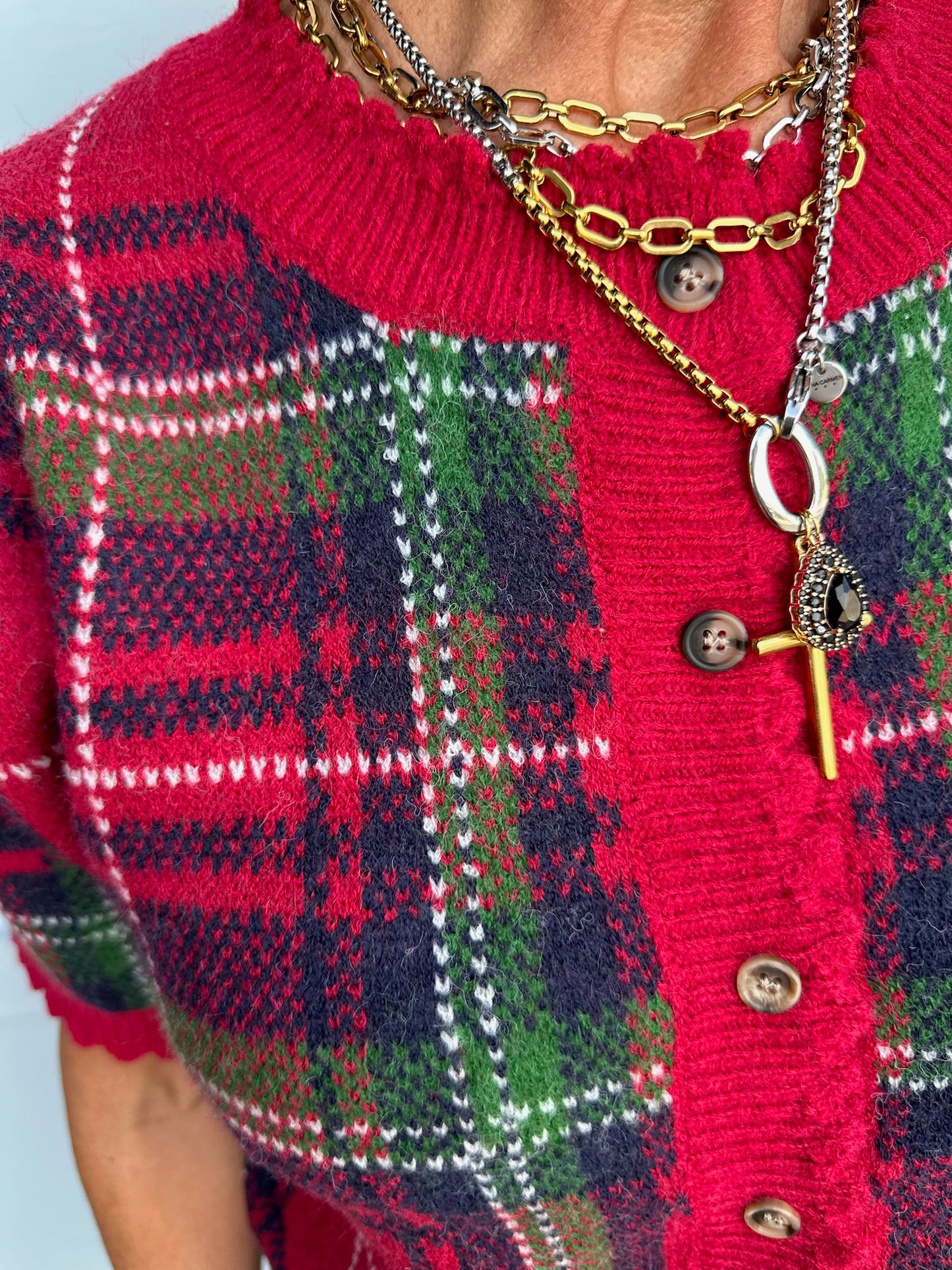 Glad to be Plaid Sweater