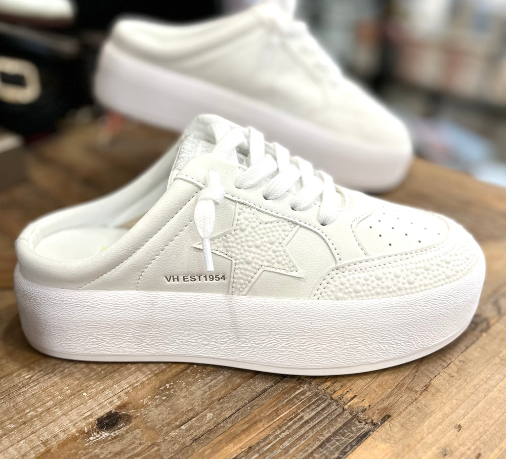 White Pearl Slip On Sneaker