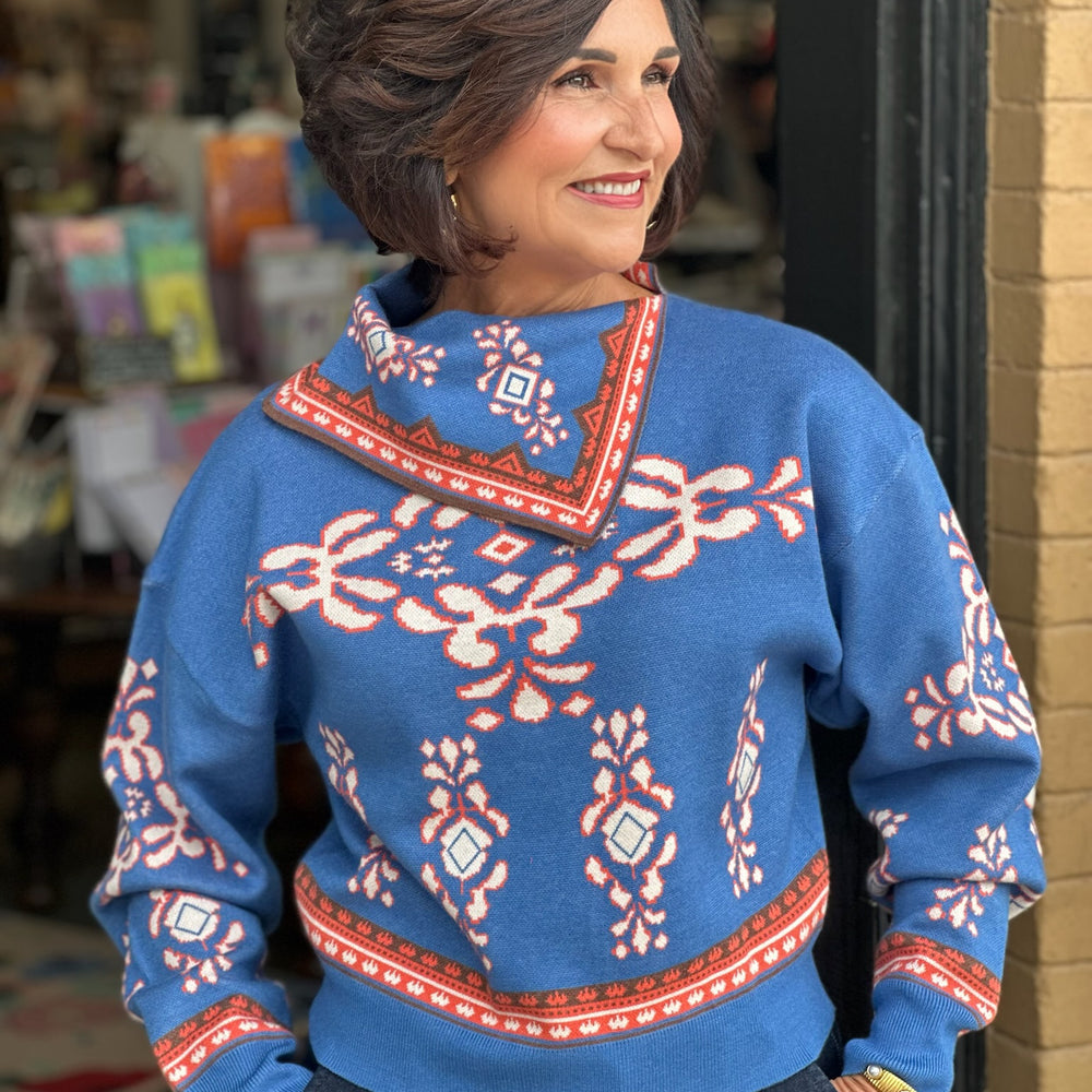 Betty Bandana Sweater