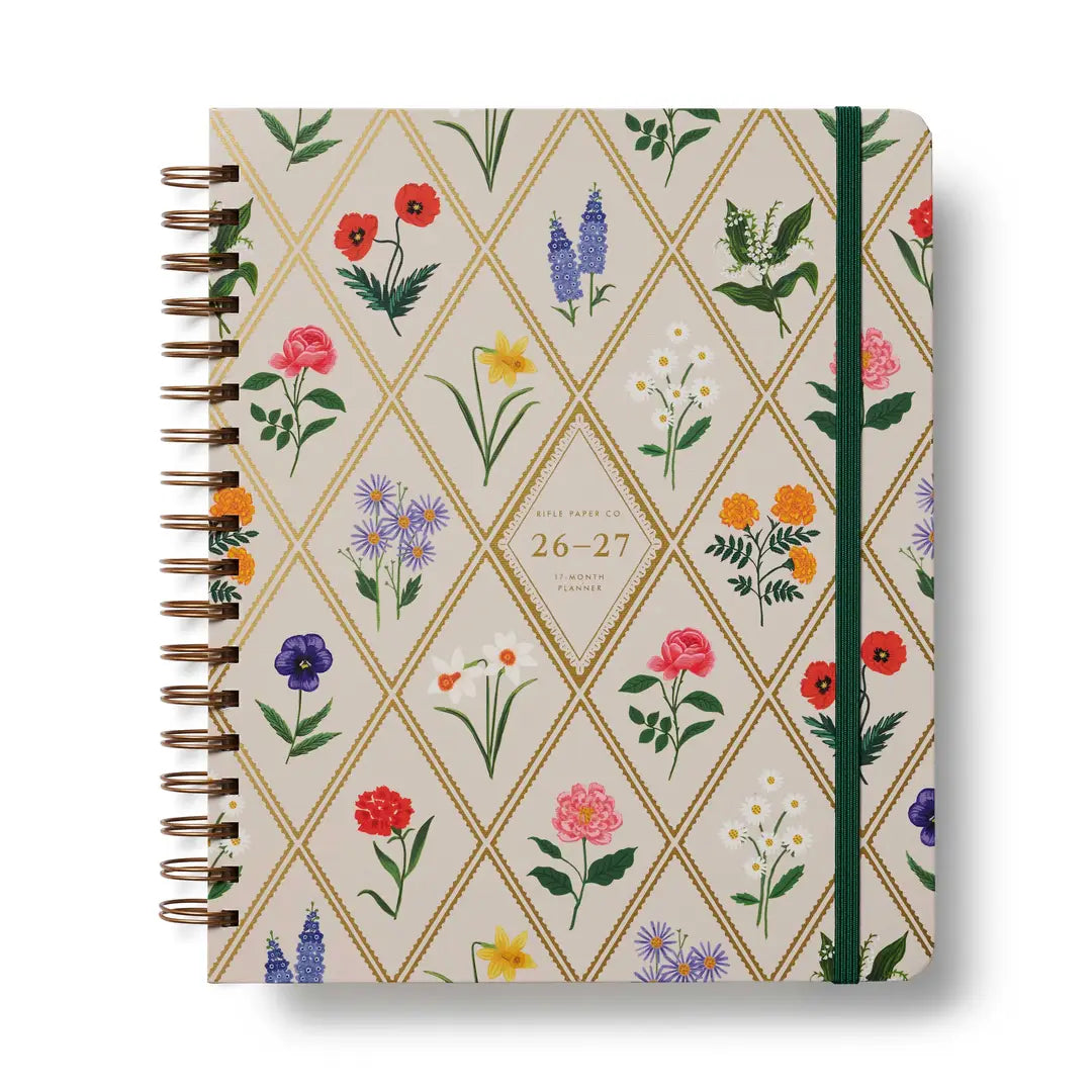 Rifle Paper Garden Study  17-month Planner