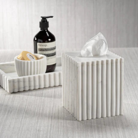 Marble Tissue Box Holder (AJ)