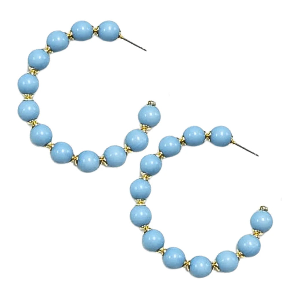 
                      
                        Brianna Cannon Beaded Hoop Earrings
                      
                    