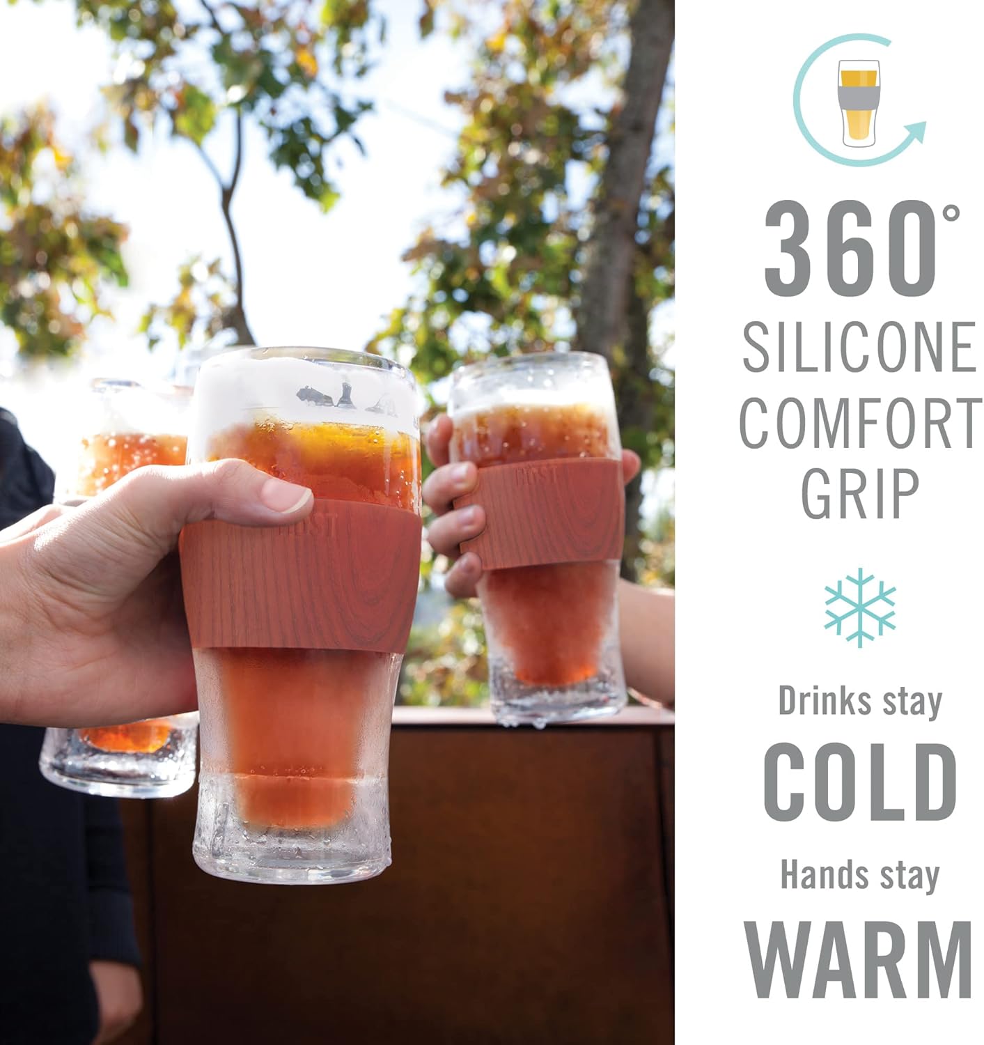 Set of 2 Beer Freeze Cups
