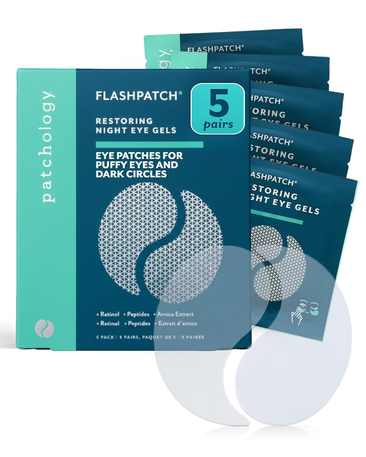 Flash Patch Restoring Night Eye Gel 5pack