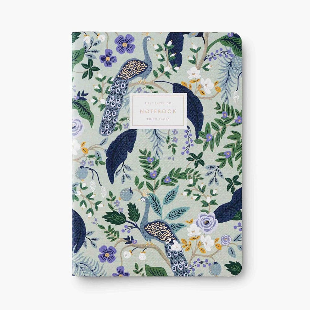 
                      
                        Rifle Paper Co Assorted Set of 3 Peacock Notebooks
                      
                    