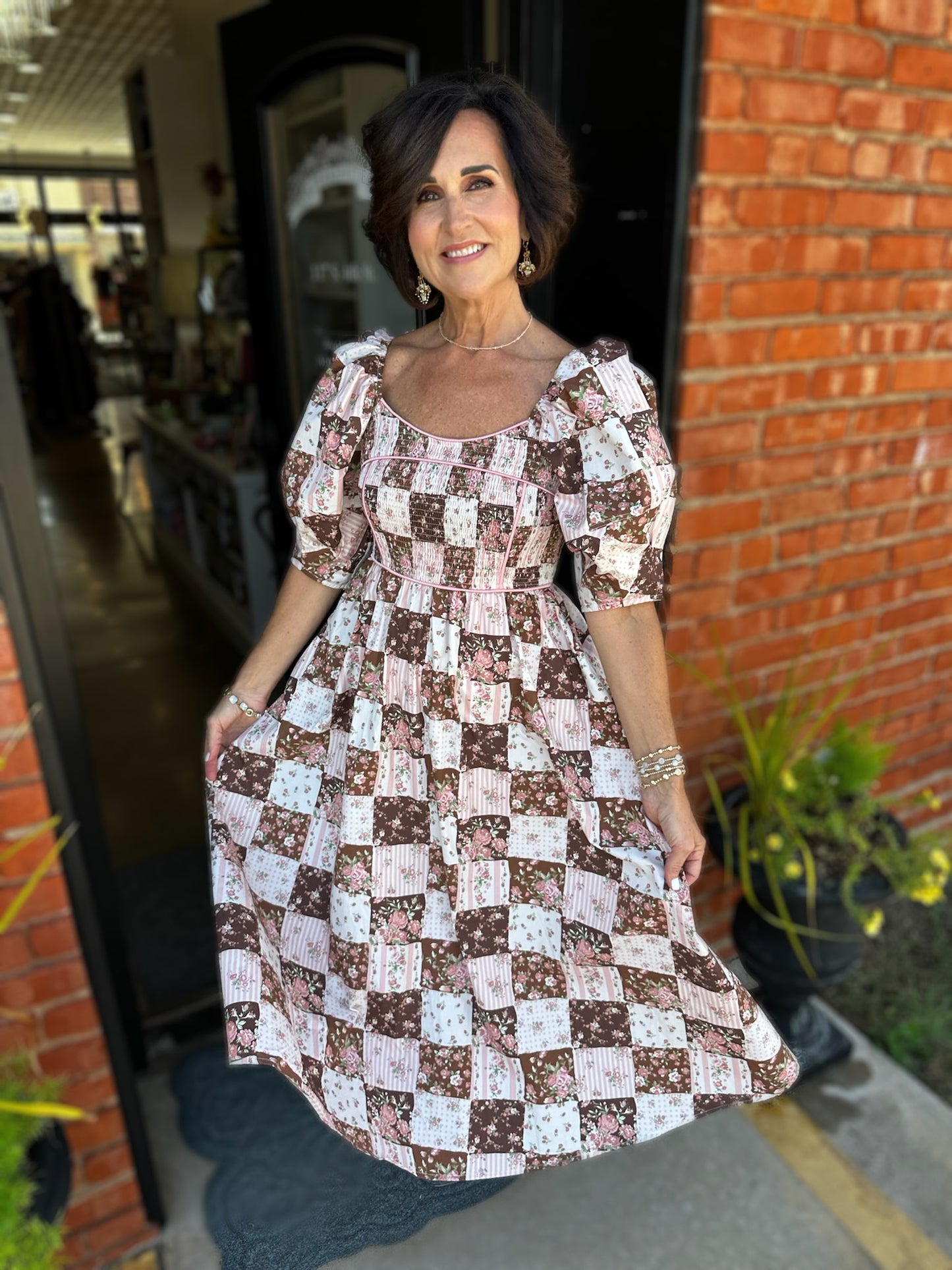 Pink Mocha Maven Dress