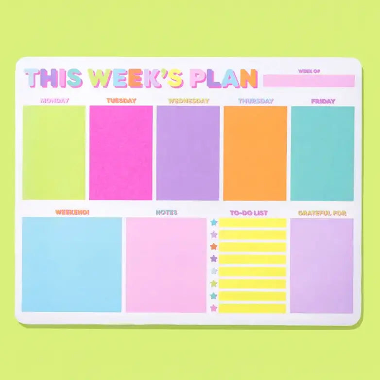 This Week's Plan Planner List Pad
