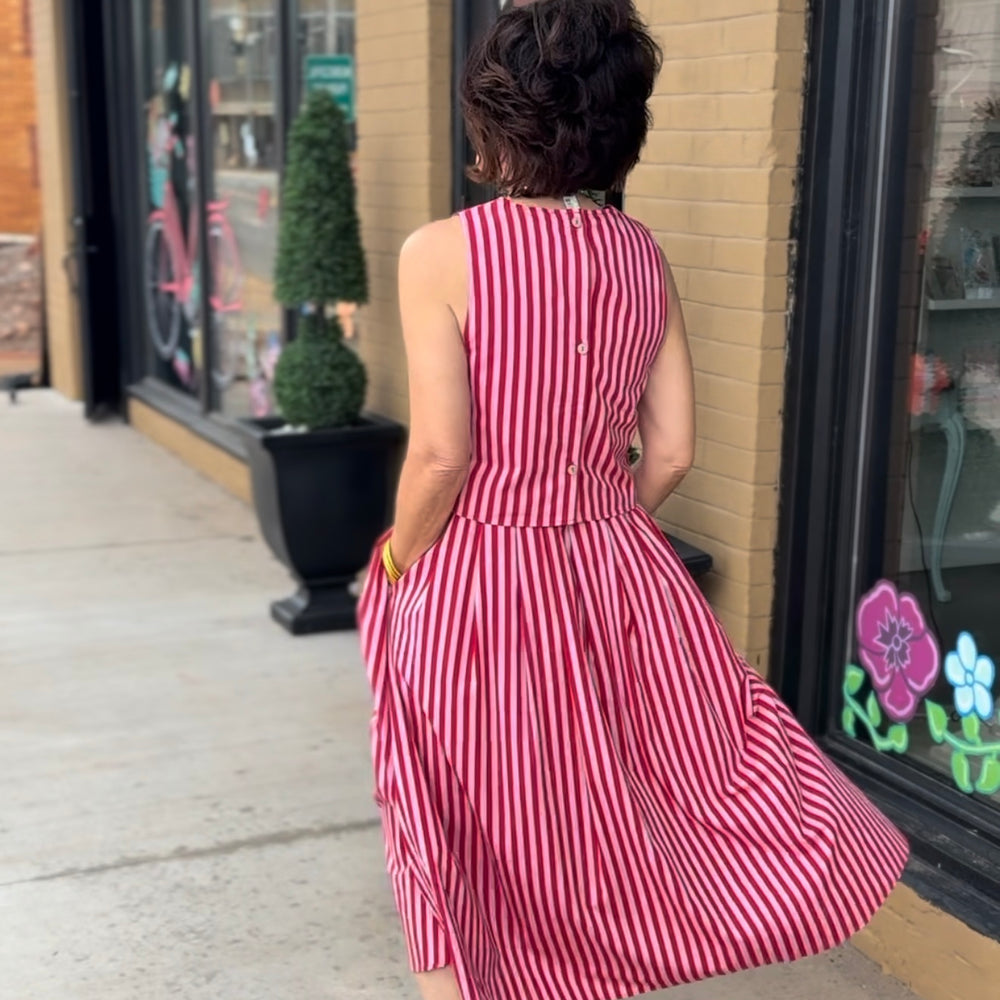 
                      
                        Retro Stripe Maxi Skirt
                      
                    