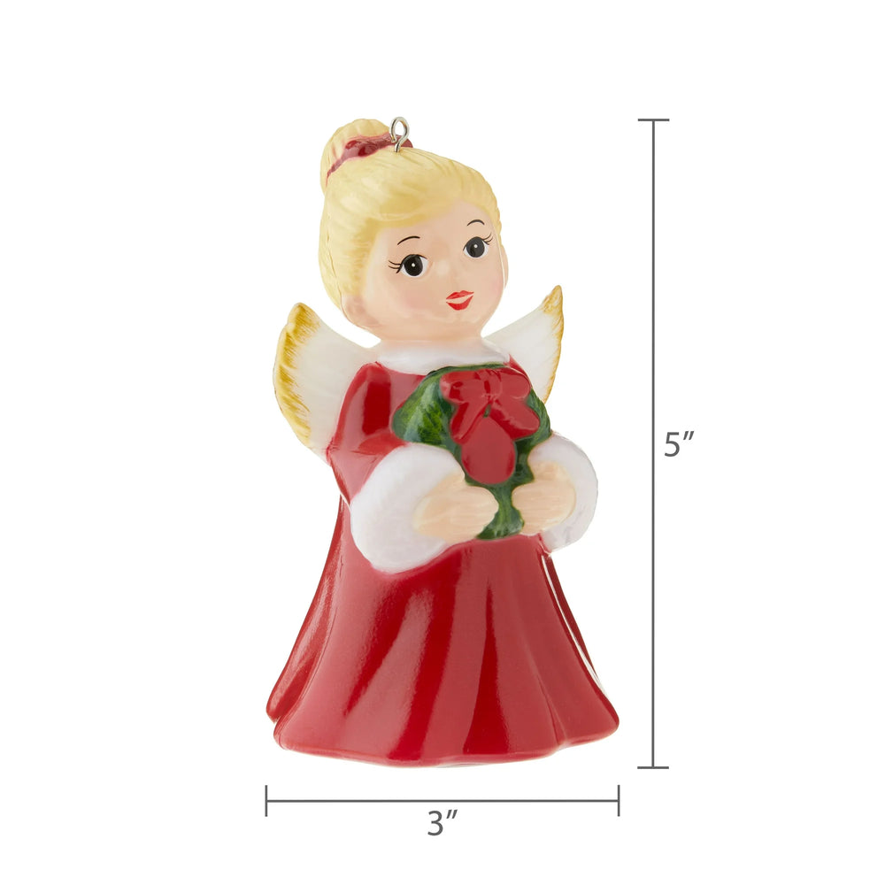 
                      
                        Miniature Blow Mold Angel Ornament
                      
                    