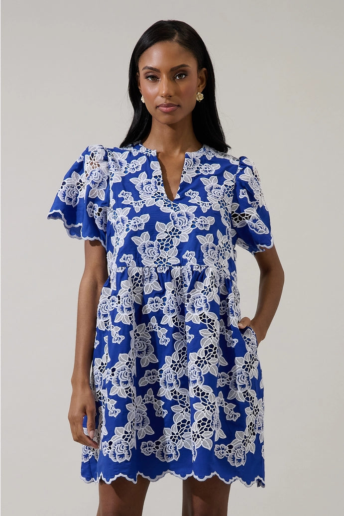 Sherla Embroidered Dress