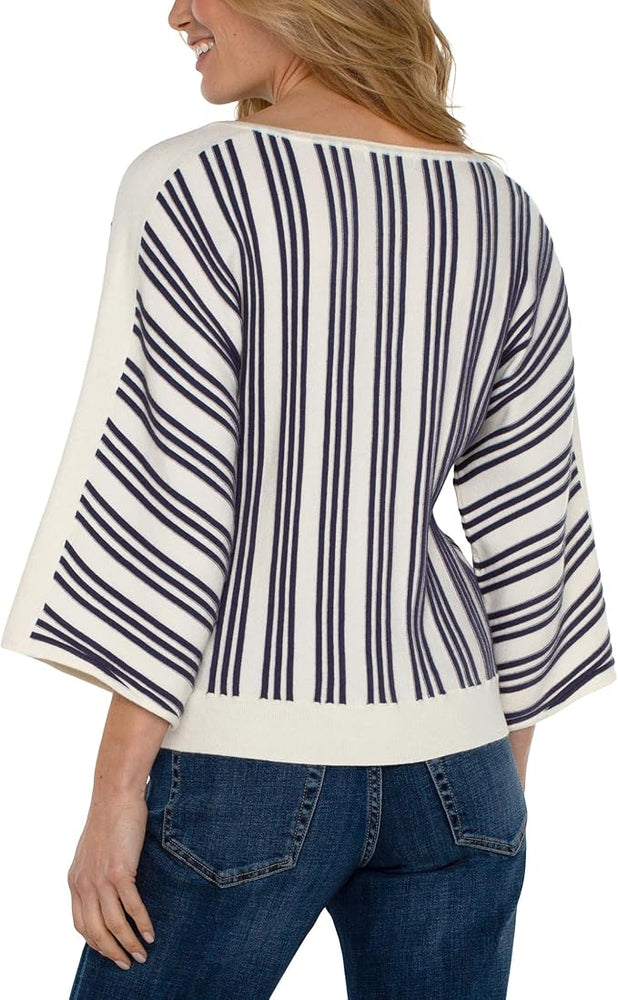 
                      
                        Classic Navy Stripe Dolman Sweater
                      
                    