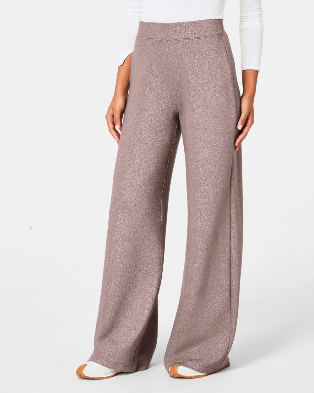 Spanx AirEssential Wide Leg Pant Smoke Silver