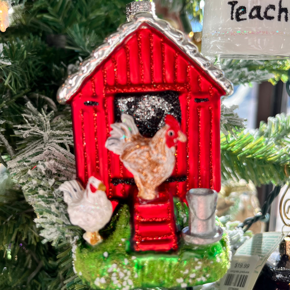 
                      
                        Cody Foster Chicken Coop Ornament
                      
                    