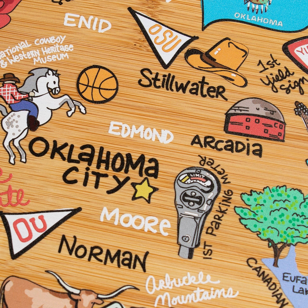
                      
                        Painted Oklahoma Cutting Board
                      
                    