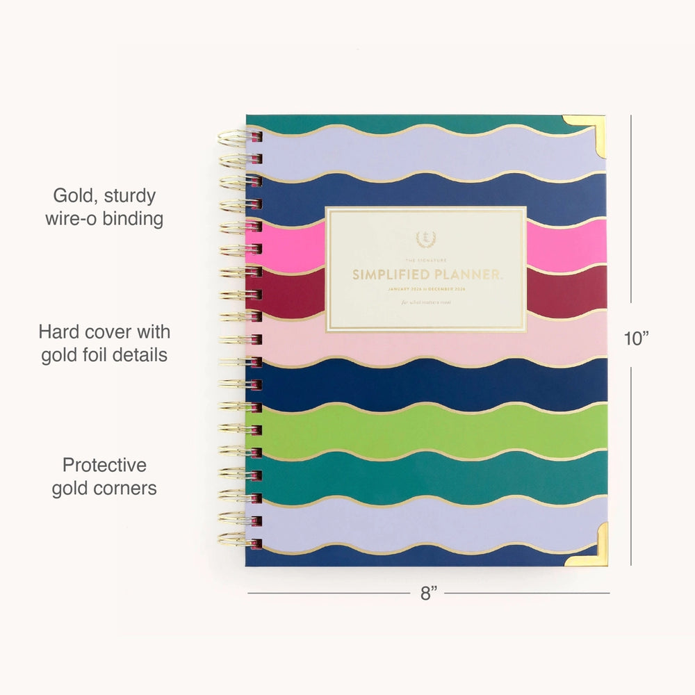 
                      
                        2026 Spiral Weekly Simplified Planner- Rainbow Row
                      
                    