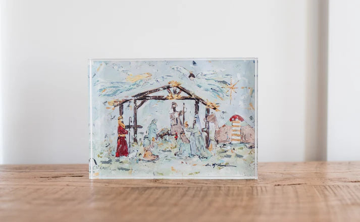 Nativity Acrylic Block