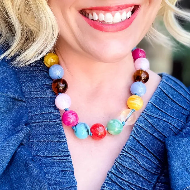 Judy Large Beaded Necklace