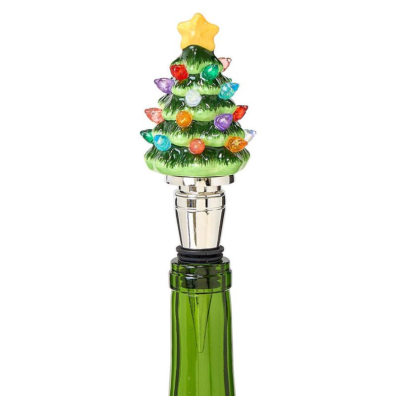 Light-Up Tree Bottle Stopper in Gift Box
