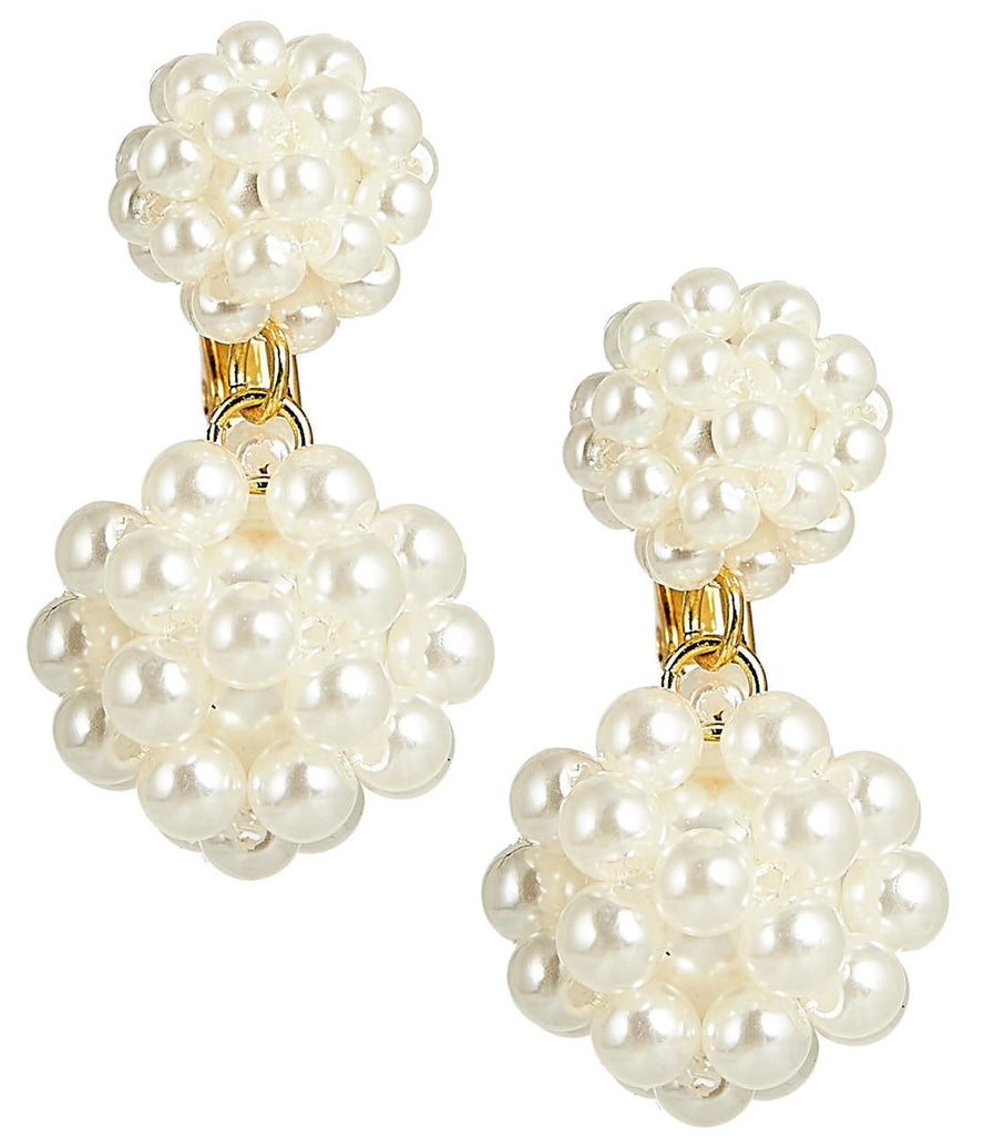 Kate Cluster Pearl Small Earrings