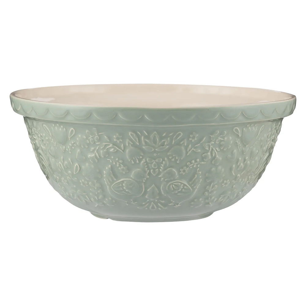 Home To Roost Green Mixing Bowl
