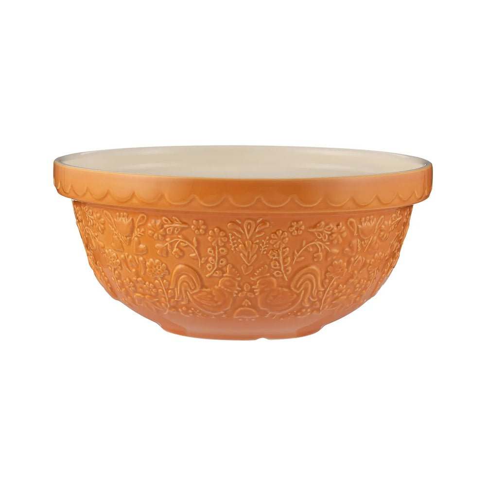 Home To Roost Orange Mixing Bowl