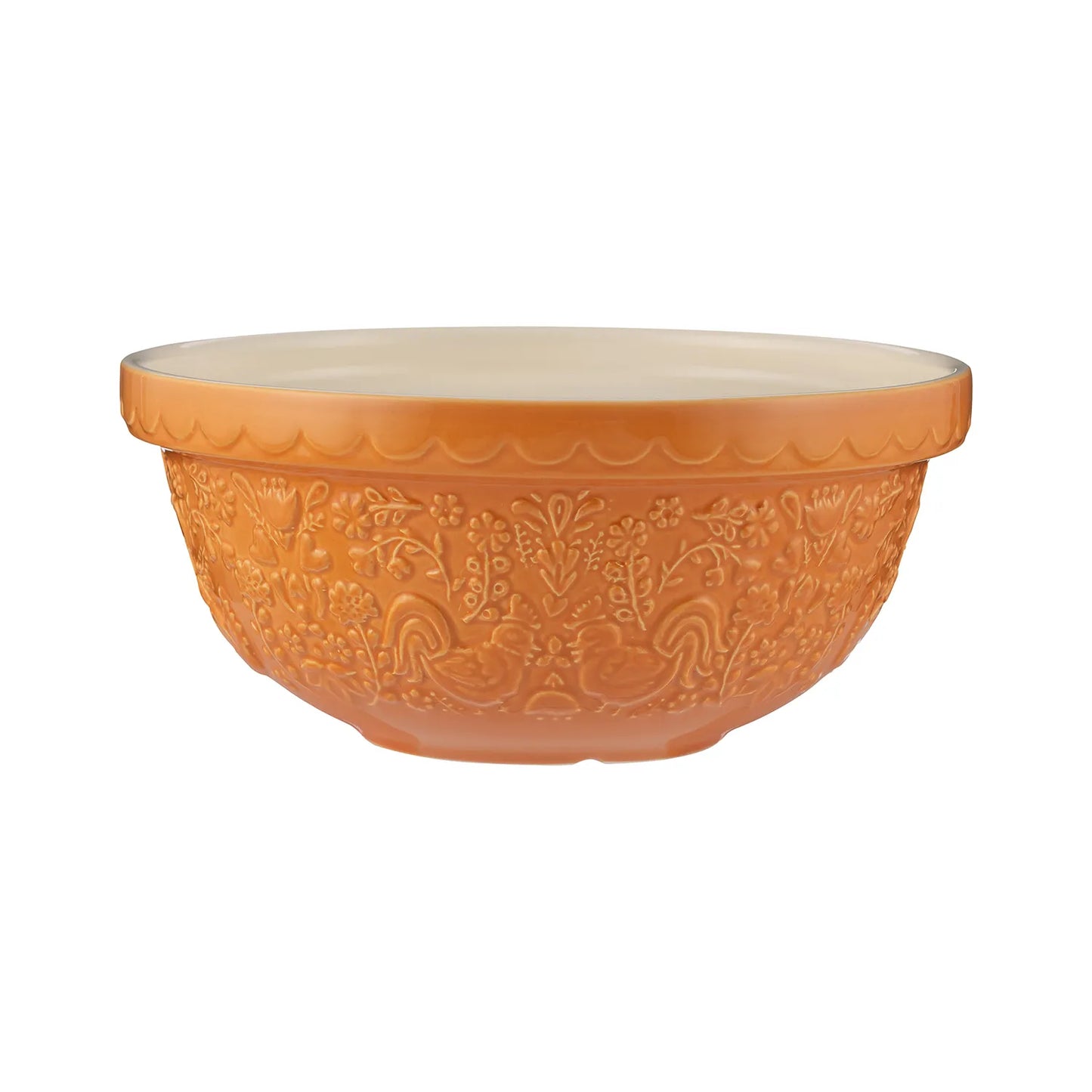 Home To Roost Orange Mixing Bowl