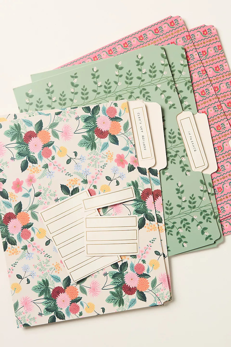 Rifle Paper Co Dalhia File Folder Set