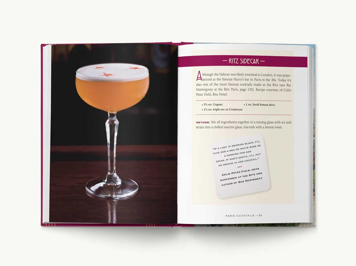 Paris Cocktails Book