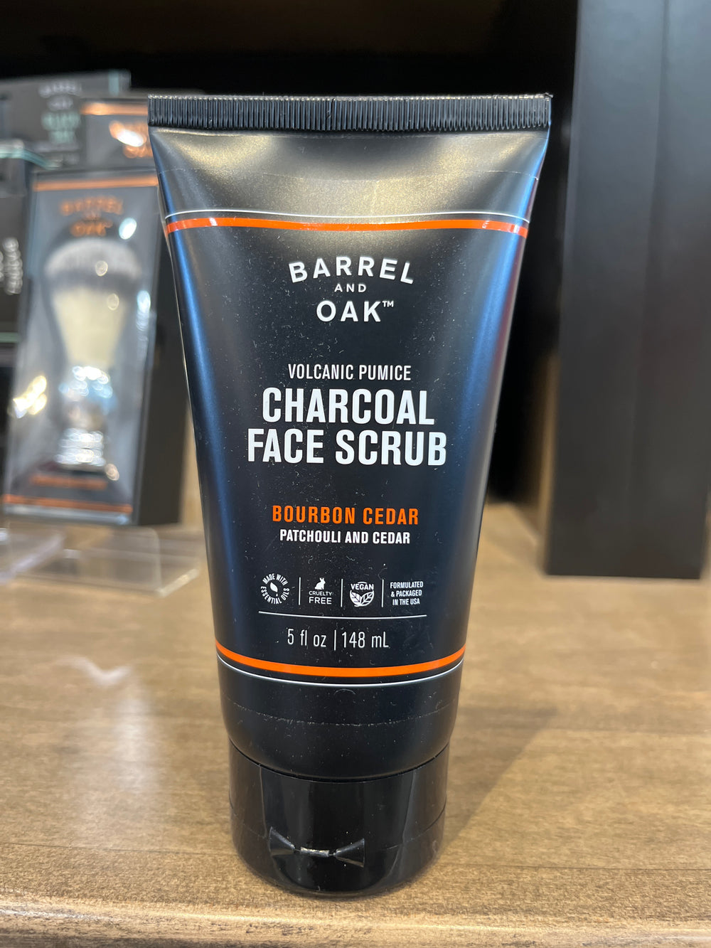 Volcanic pumice/charcoal face scrub
