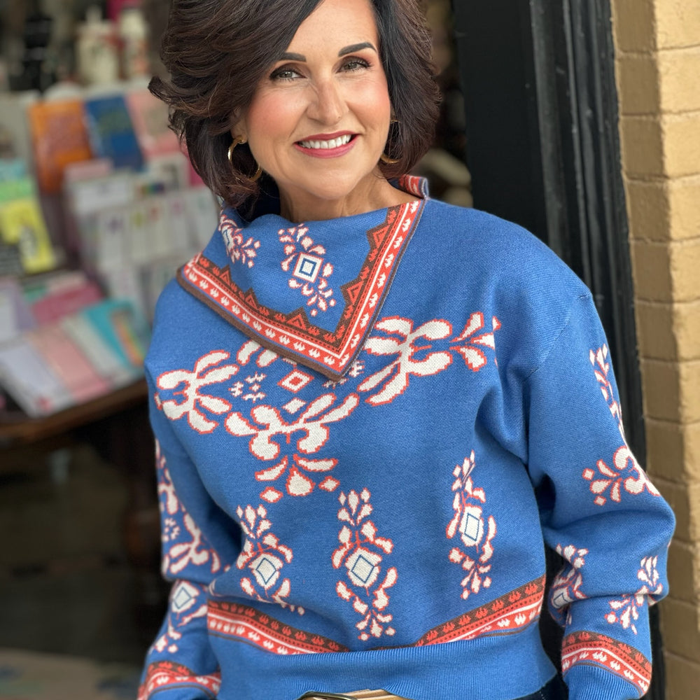 Betty Bandana Sweater