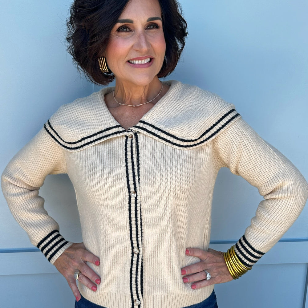 
                      
                        Paige Collar sweater
                      
                    