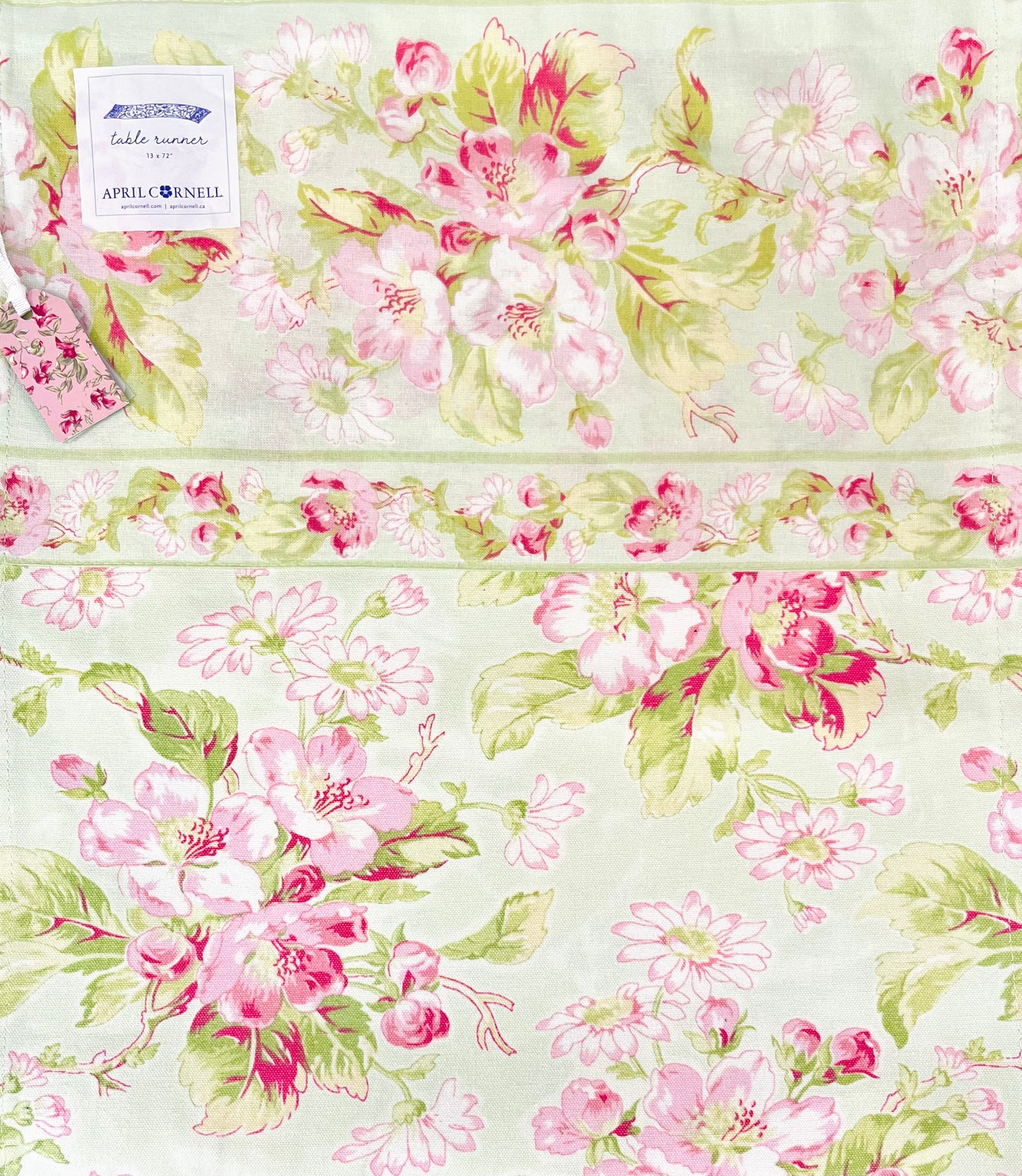 Apple Blossom Light Green Runner