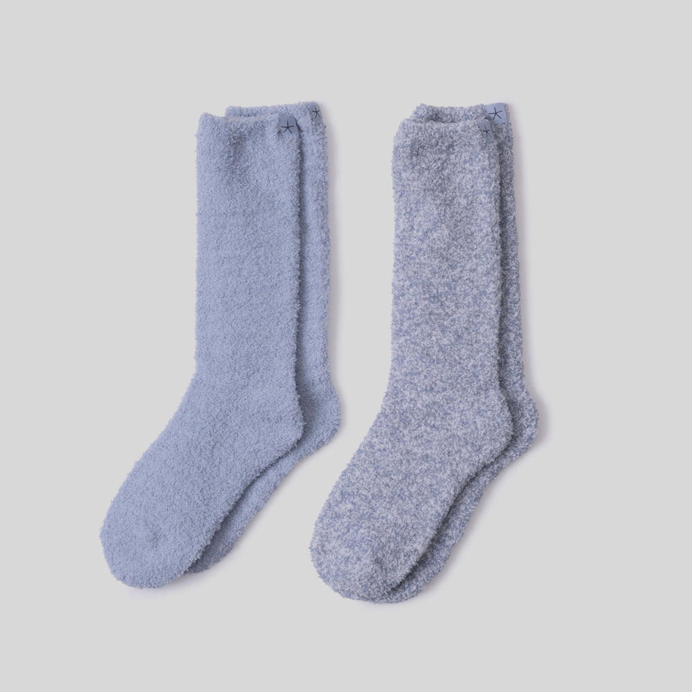 Barefoot Dreams Snowdrop Multi 2-Pair Sock Set