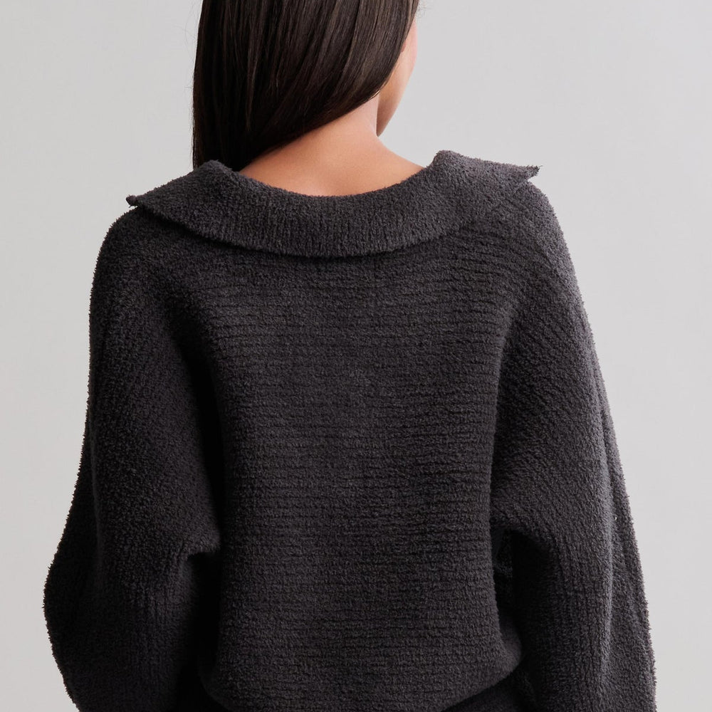 
                      
                        Barefoot Dreams Carbon Dolman Sleeve Collared Sweater
                      
                    