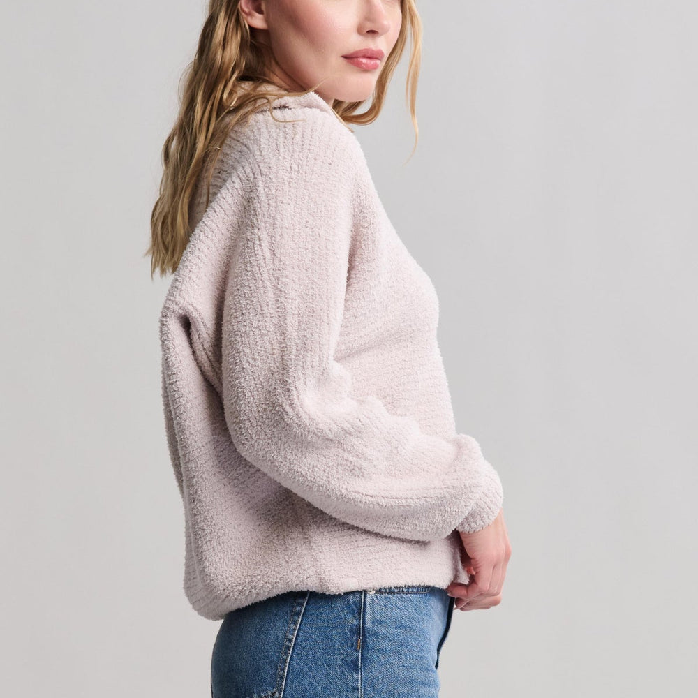 Barefoot Dreams Stone Dolman Sleeve Collared Pullover
