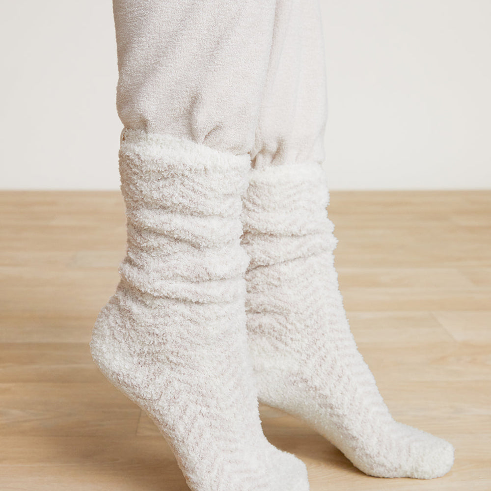 Barefoot Dreams CozyChic Herringbone Socks