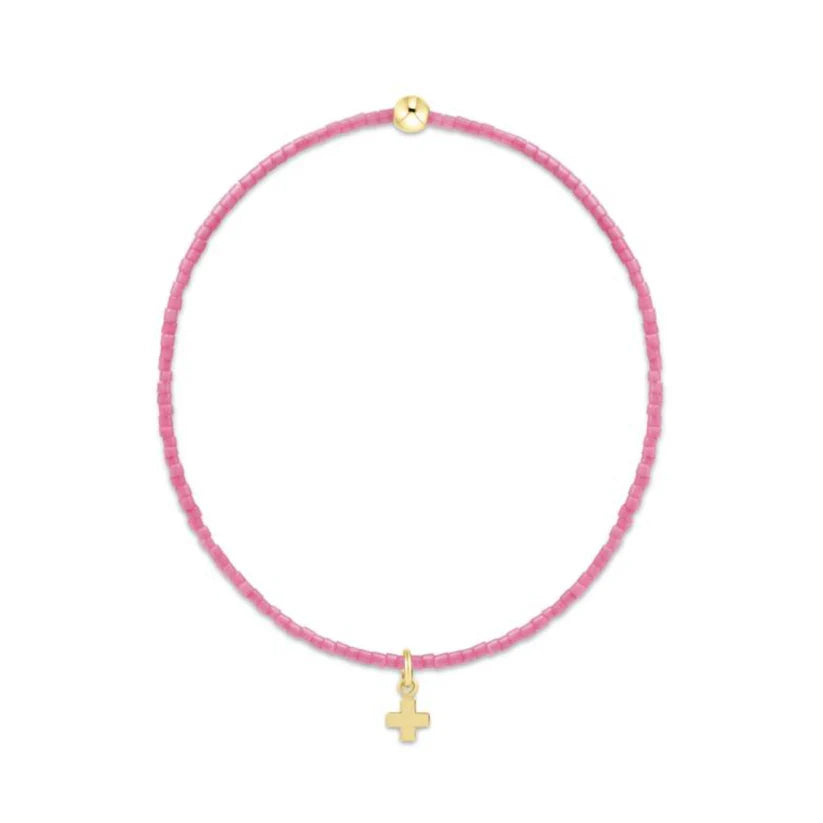 enewton Hope Classic Bracelet-Signature Cross Gold Charm
