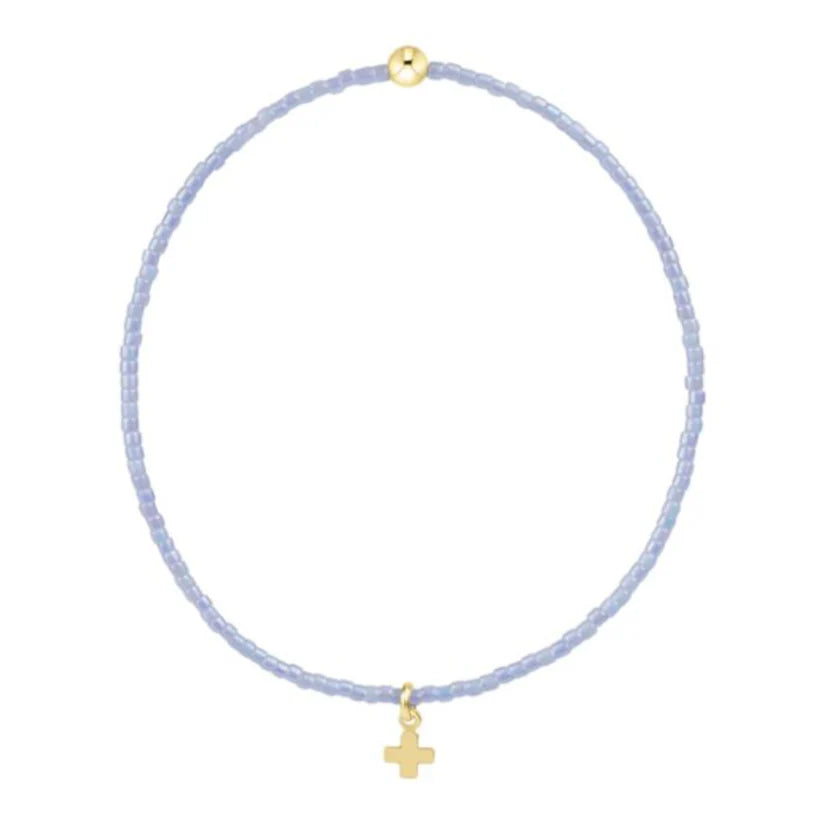 enewton Hope Classic Bracelet-Signature Cross Gold Charm