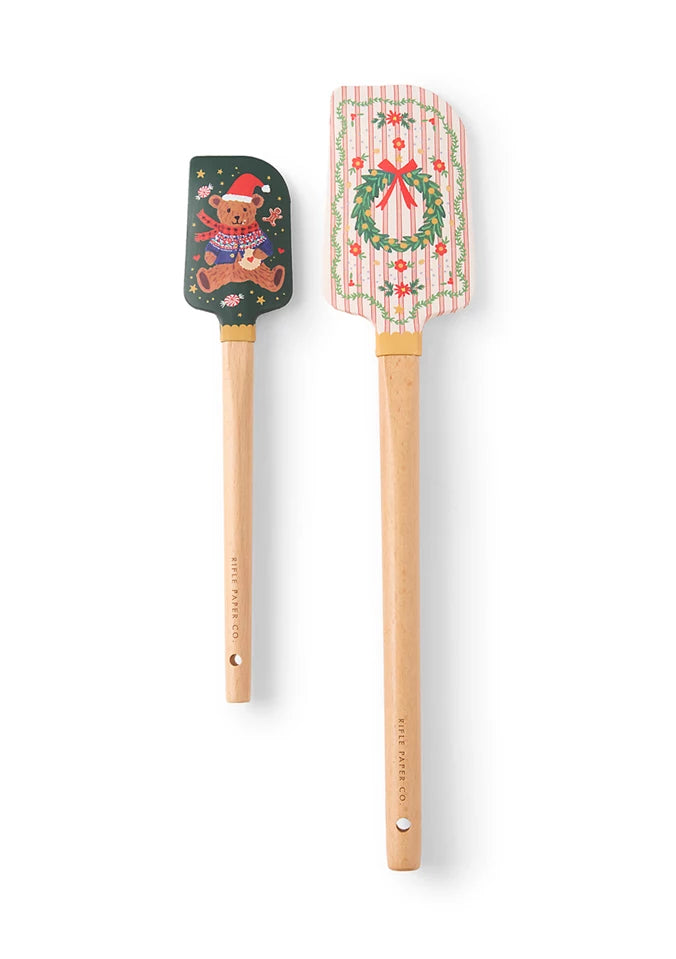 Rifle Paper Beary Christmas Spatula Set