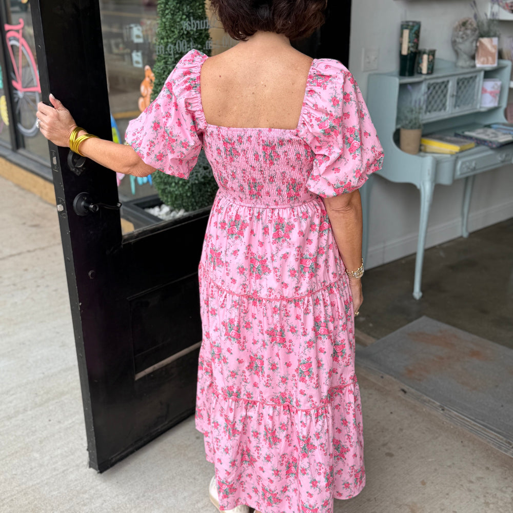 
                      
                        Perfectly Pink Floral Dress
                      
                    
