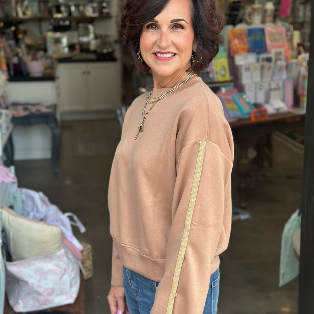 
                      
                        Godiva Gold Trim Top
                      
                    