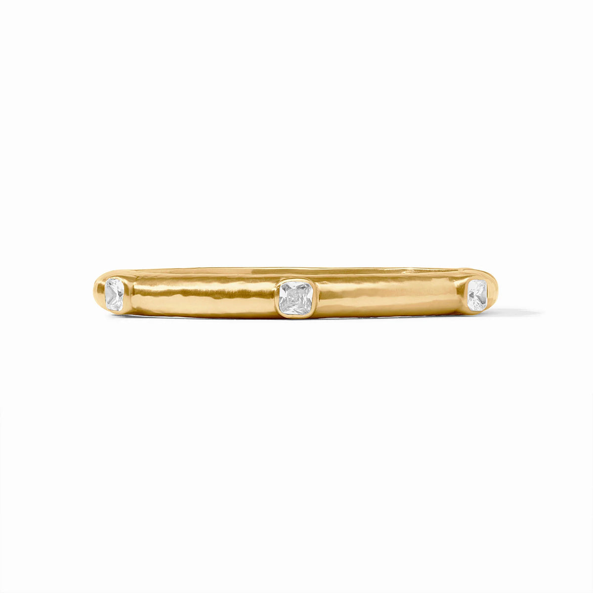 Julie Vos Gold Catalina Hinge Bangle