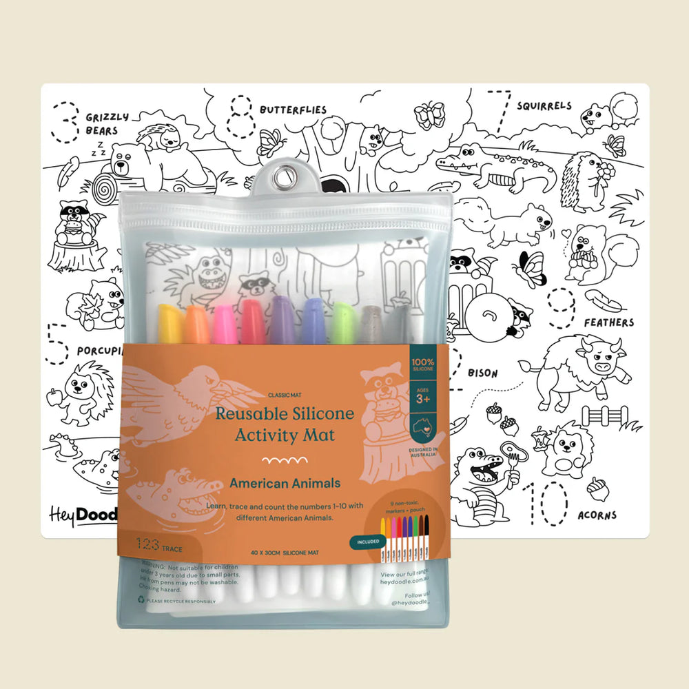 Heydoodle Classic Coloring and Doodle Mat