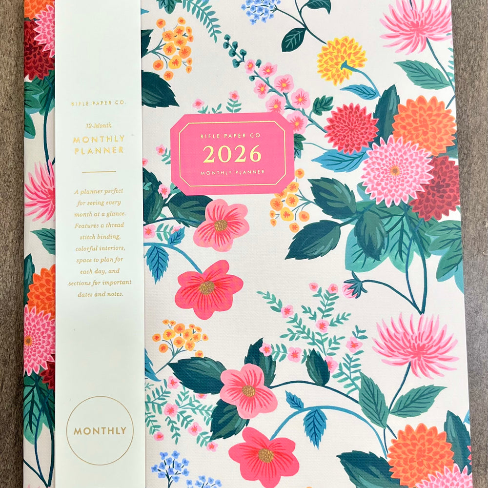 2026 Monthly Planner-Dahlia