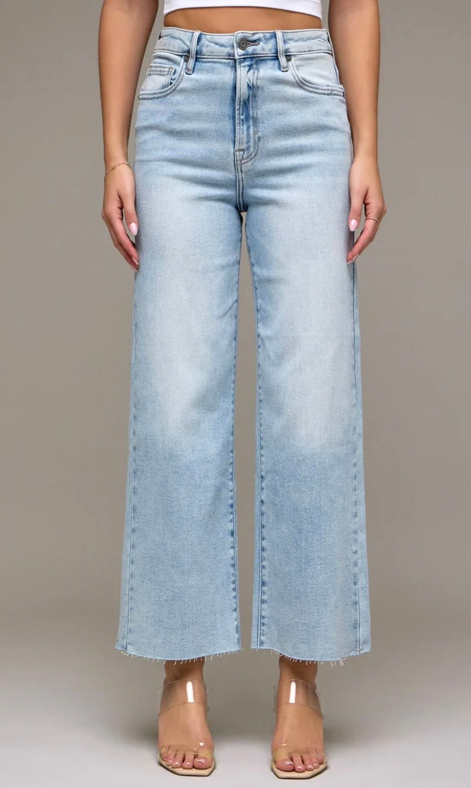 Nori High Rise Cropped Wide Leg