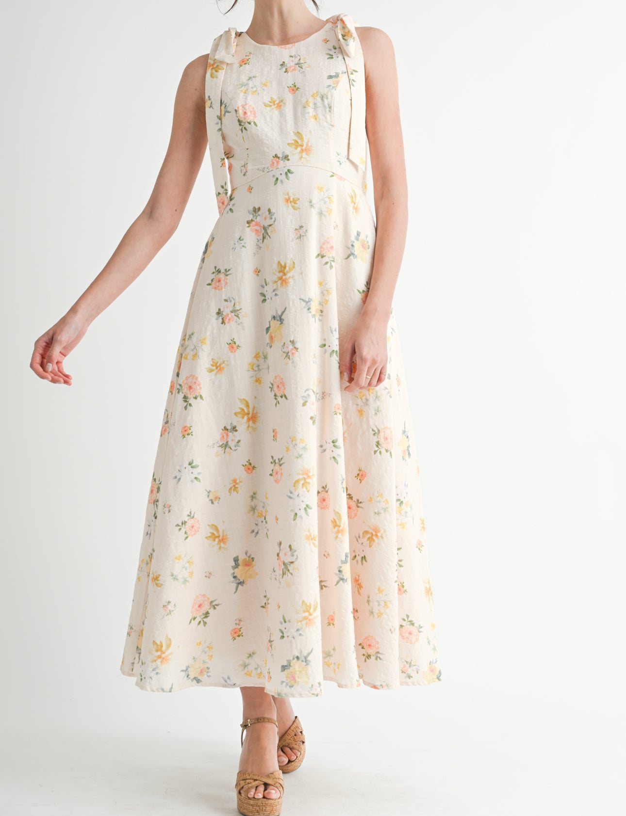 Citrus Floral Dress