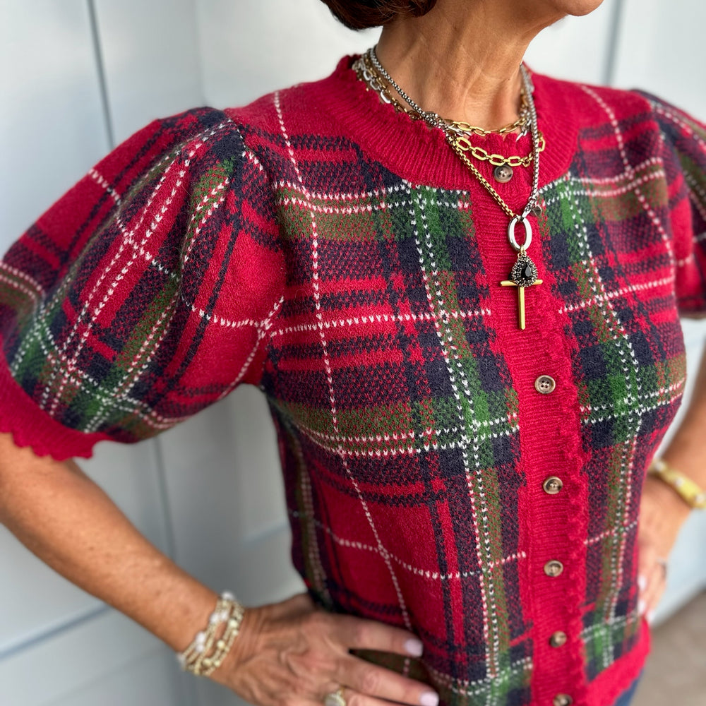 
                      
                        Glad to be Plaid Sweater
                      
                    