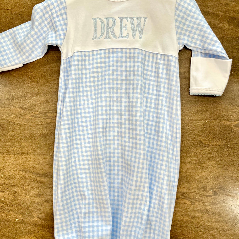 Blue Check Gown (A&AM)