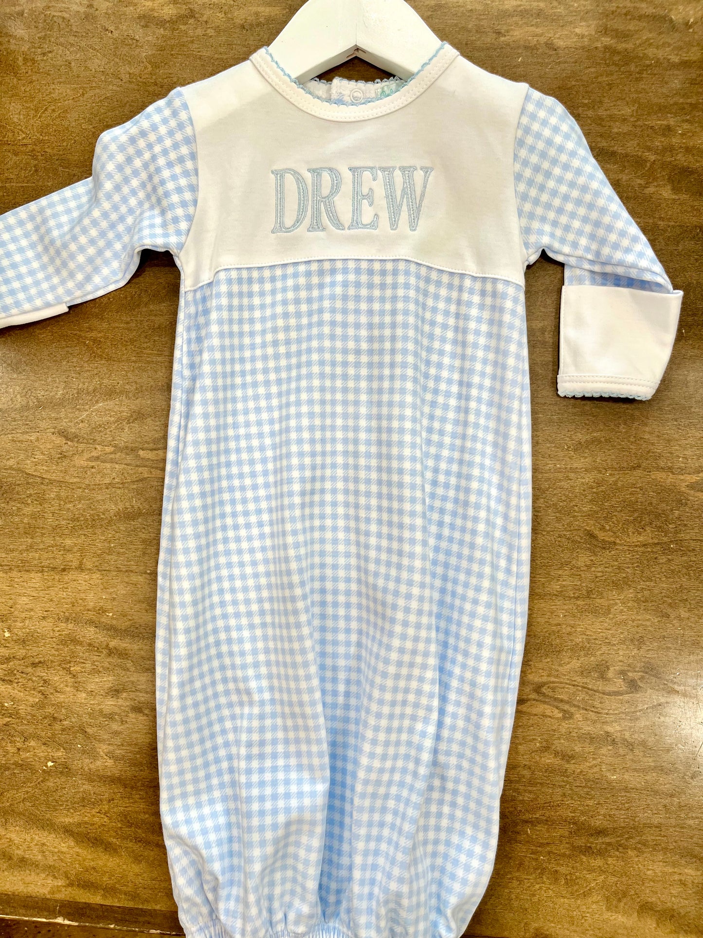 Blue Check Gown (A&AM)